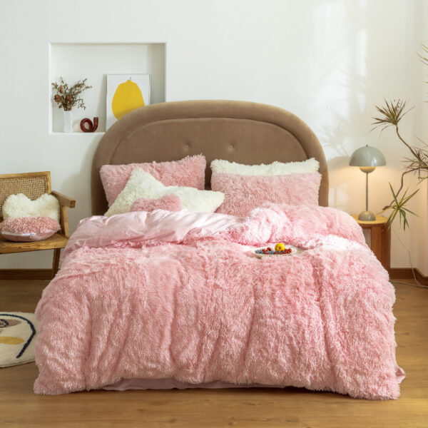 Korean Style Cloud Mink Velvet Coral Velvet Bed Sheet