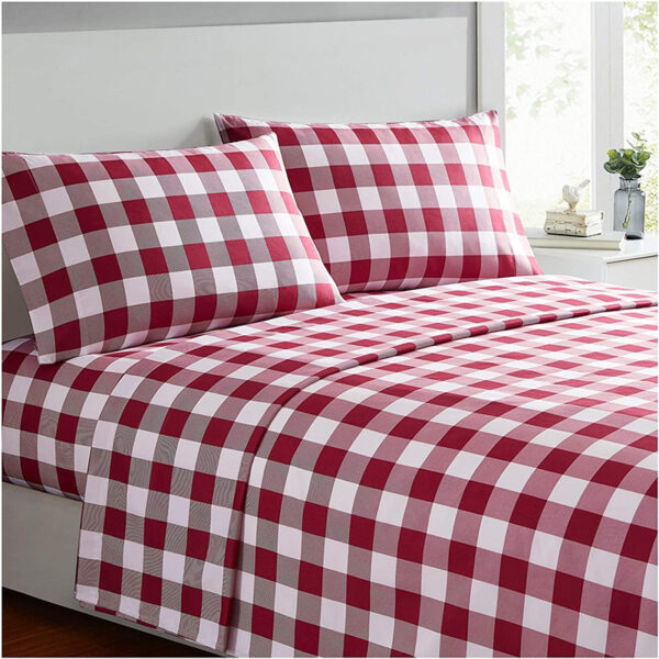 Solid Color Bed Sheet Sanding