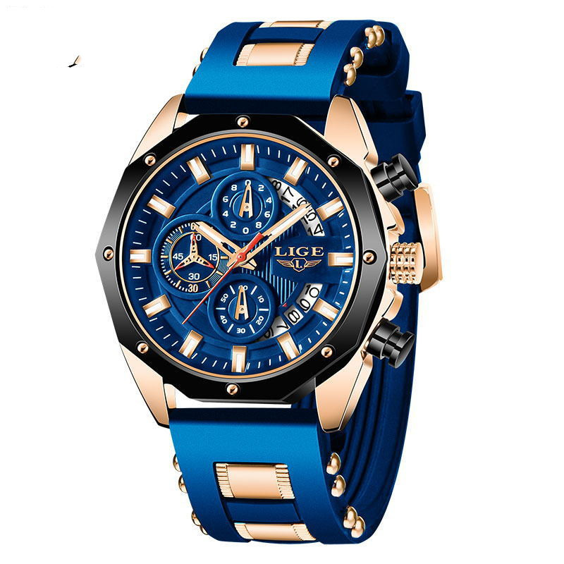 68920c3d-feca-4e7c-82a3-75198bbcbcbd.jpg Fashion Mens Watches Top Brand Luxury Silicone Sport Watch Men Quartz Date Clock Waterproof Wristwatch Chronograph - Image 1
